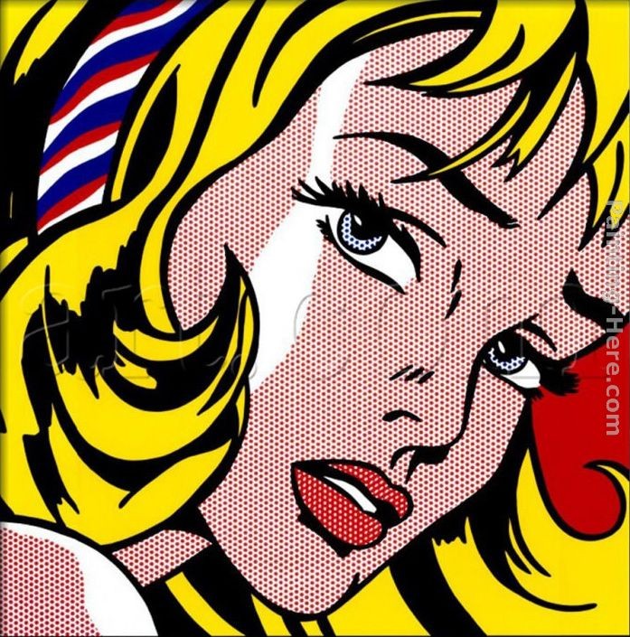 Roy Lichtenstein Girl With Hair
